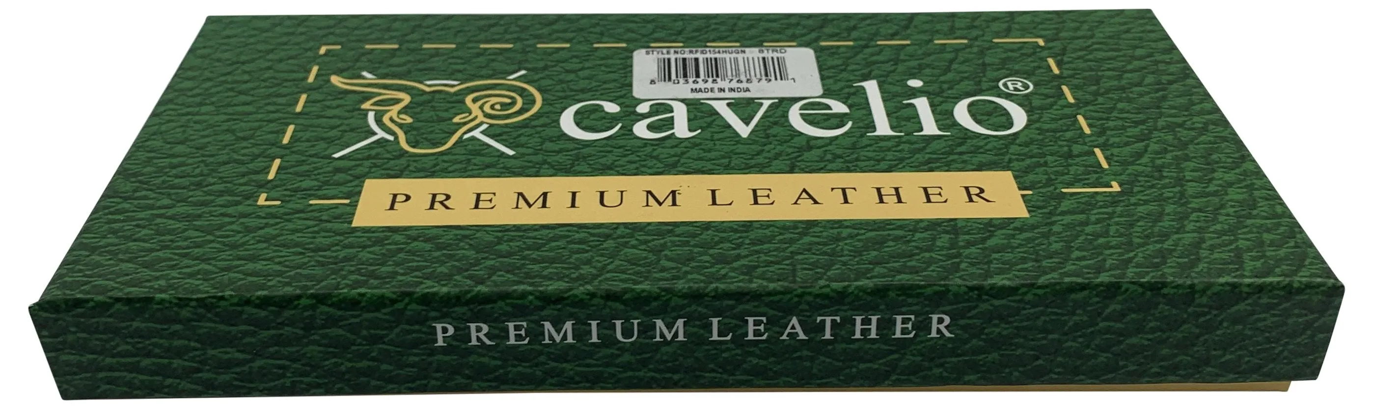 Genuine Leather Long Bifold Checkbook Cover Wallet Multi Card Pocket Holder USA Series RFID154HU