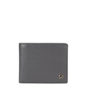 Grey Franzy Bifold Wallet With Flap