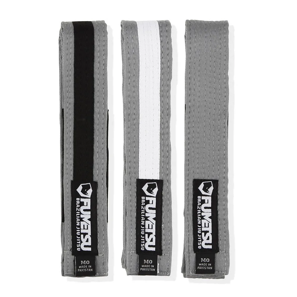 Grey Fumetsu Kids BJJ Belt
