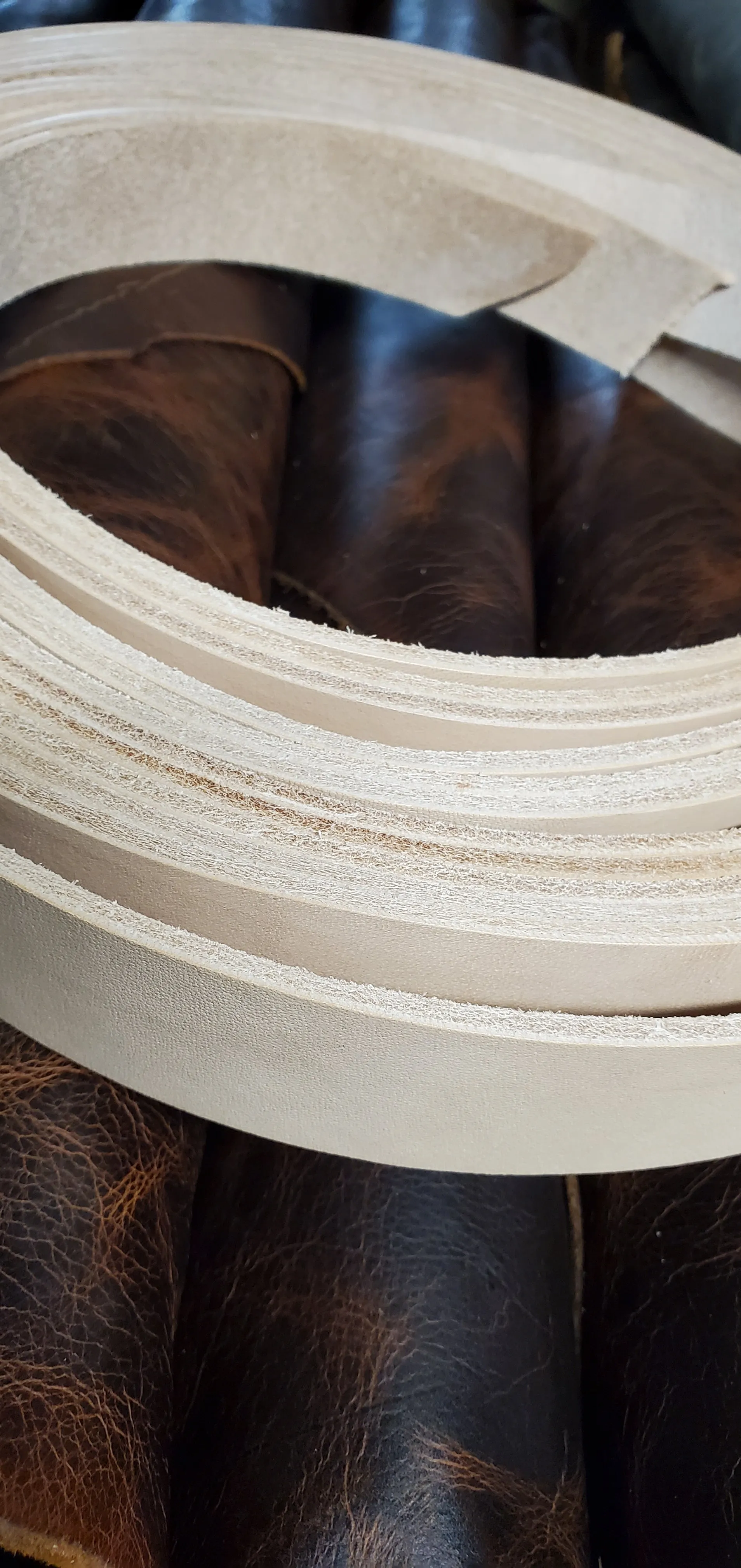 Hermann Oak Premium Veg Tan Belts Blanks/Straps