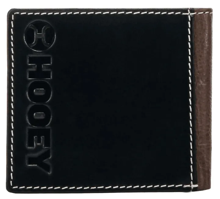 Hooey Men's "Tonkawa" Aztec Inlay Bifold Wallet HBF006-BRBK