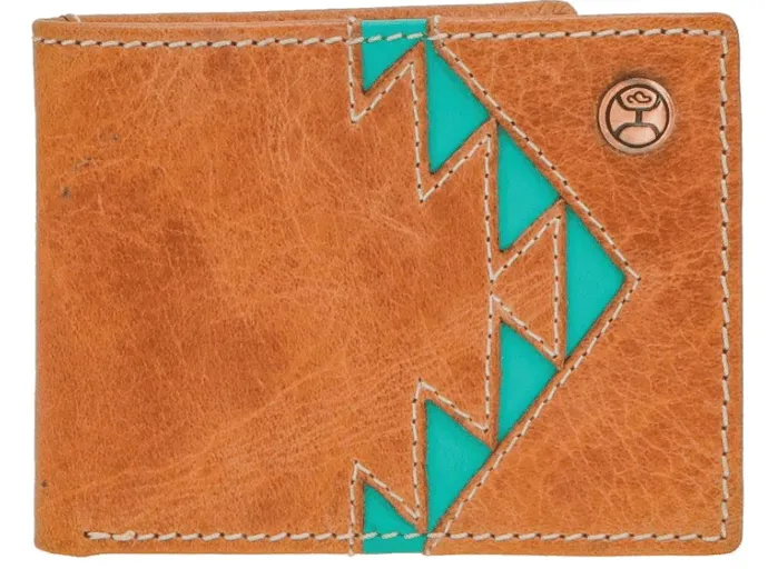 Hooey Men's Tonkawa Aztec Front Pocket Bifold Wallet HFBF006TNTQ