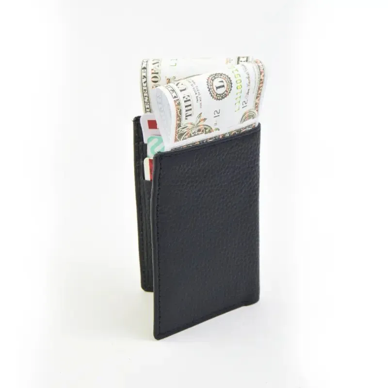 Leather Bi-Fold Mini Wallet