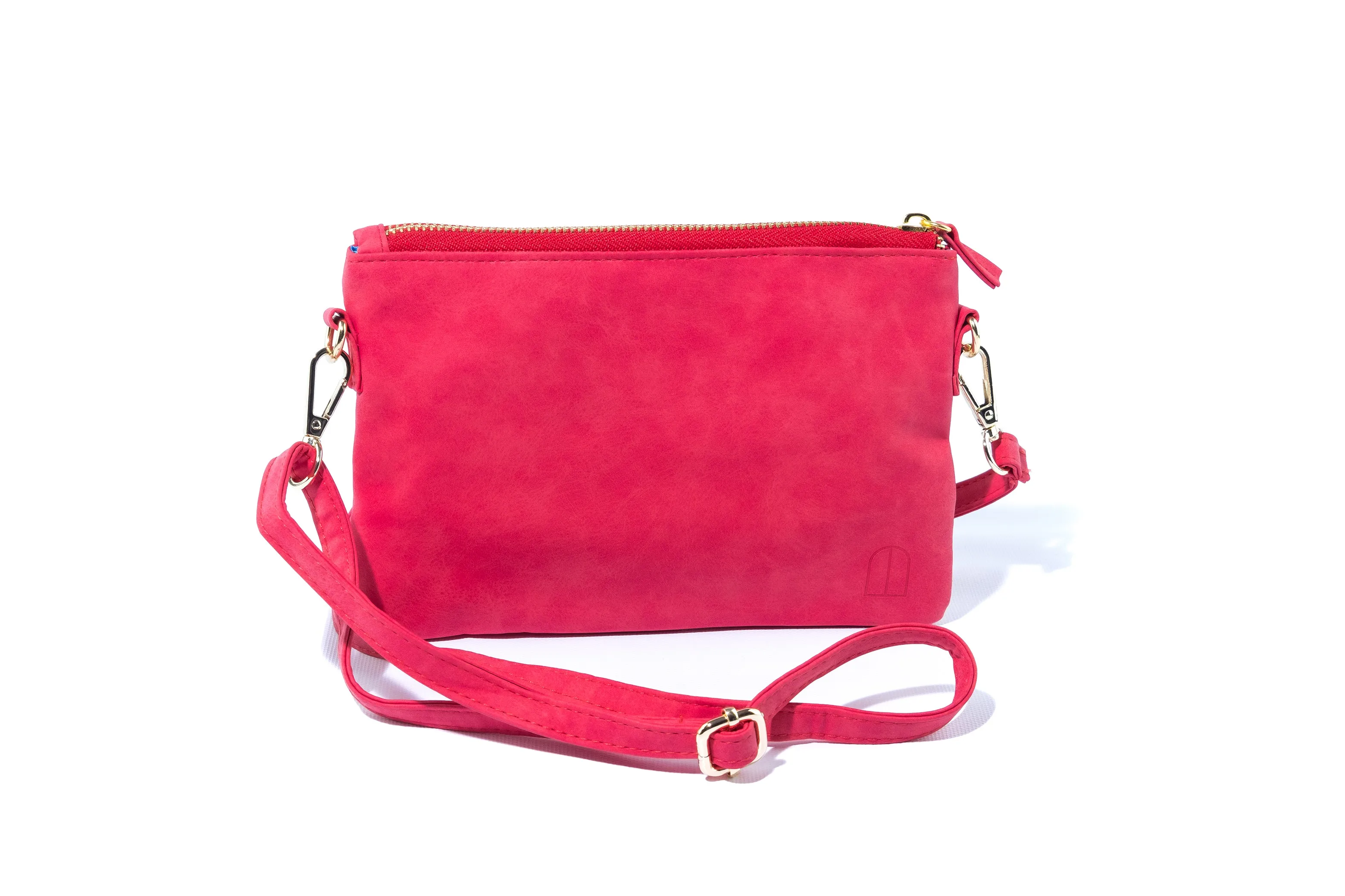 Leather RFID Fanny Pack Anti Theft Travel Small Handbag Crossbody Purse Wristlet Belt Bag