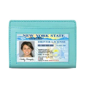 Leather Secure Cards Holder Wallet