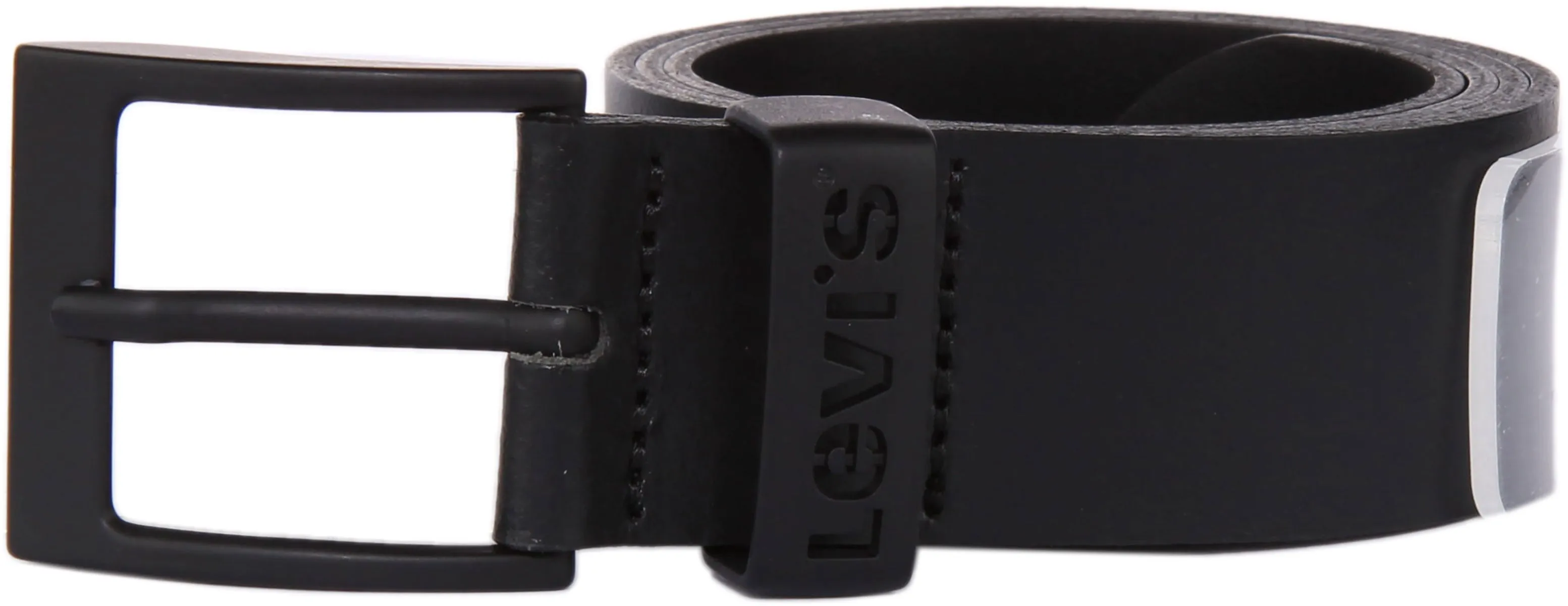 Levi's Ashland Metal Black Buckle Belt