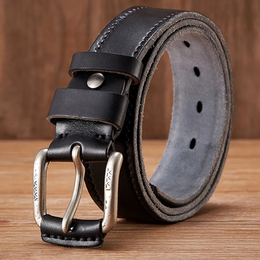 Luxury Cowhide Leather Belt for Men