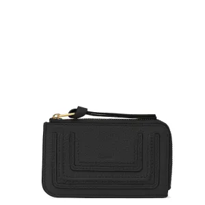 Marcie Zip Card Pouch, Black