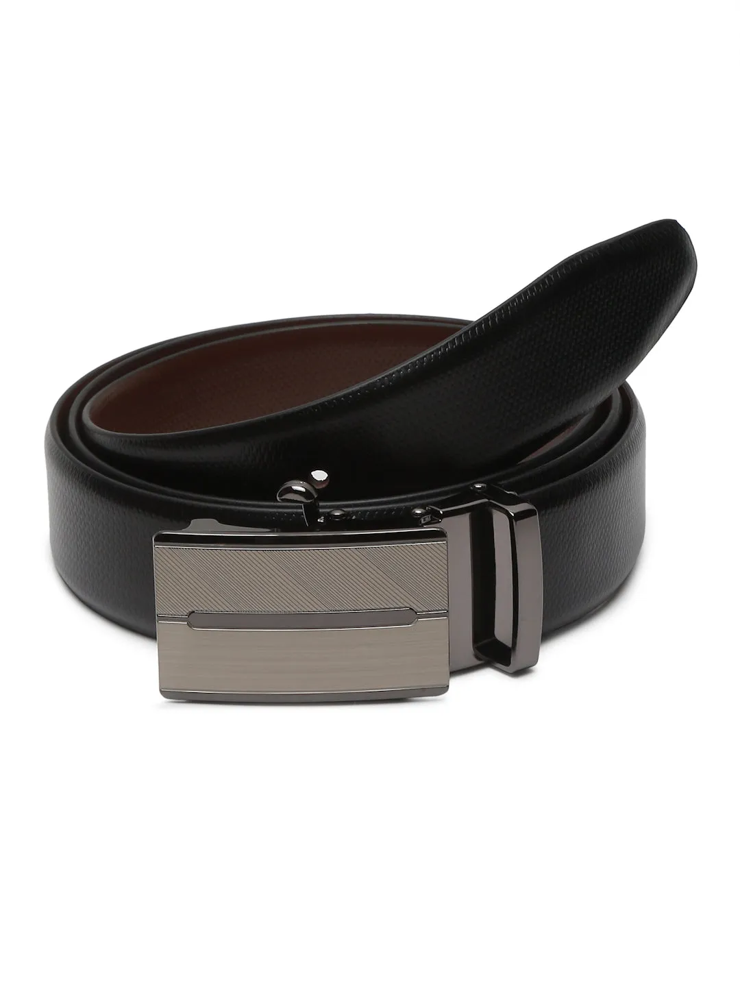 Men Reversible Leather Belt with classy buckle
