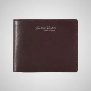 Mens Bifold Leather Wallet Brown Tan Card Holder RFID PROTECTED