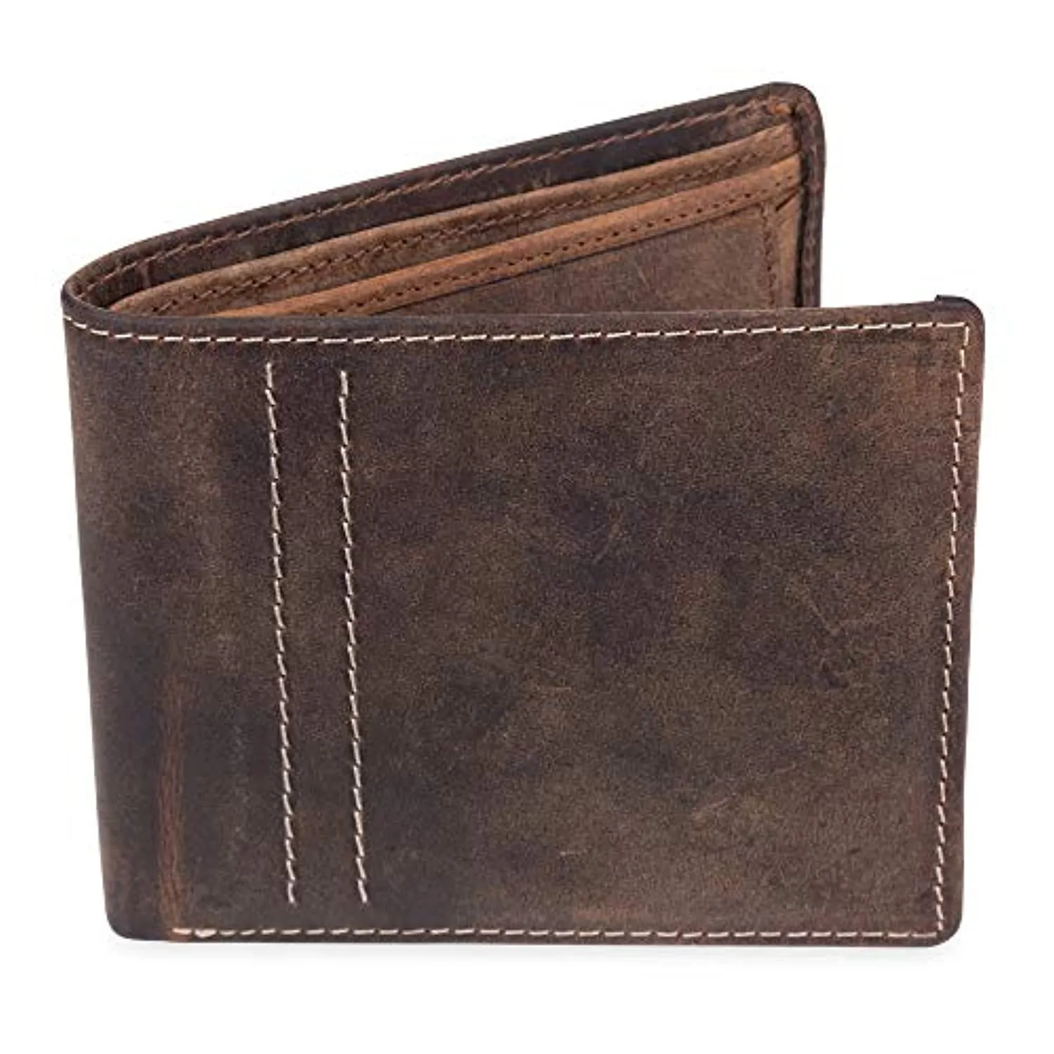 Mens RFID Blocking Slim Genuine Leather Wallet  - With Gift Box