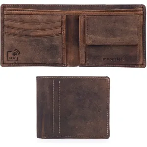 Mens RFID Blocking Slim Genuine Leather Wallet  - With Gift Box