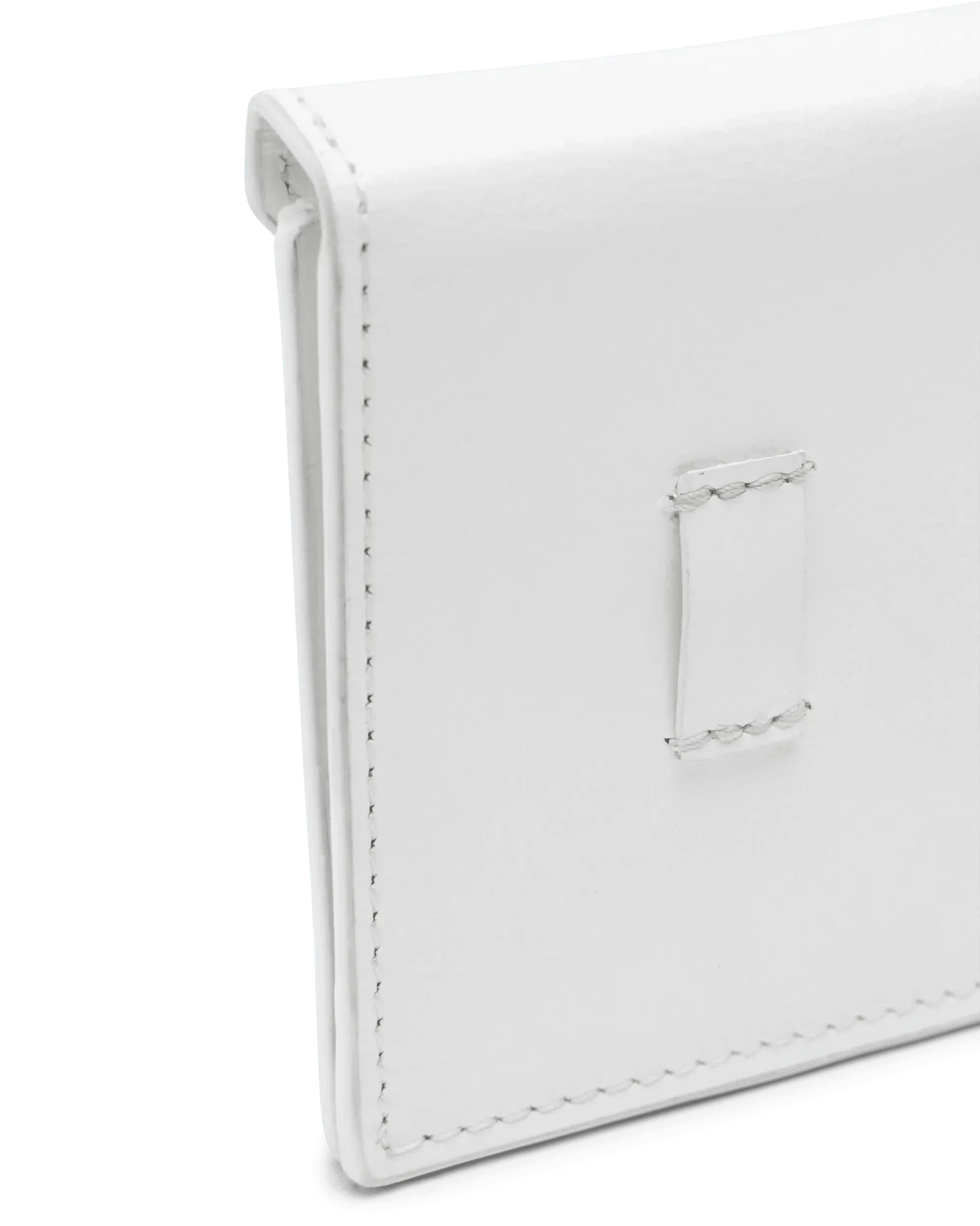 Mini Leather Belted Wallet