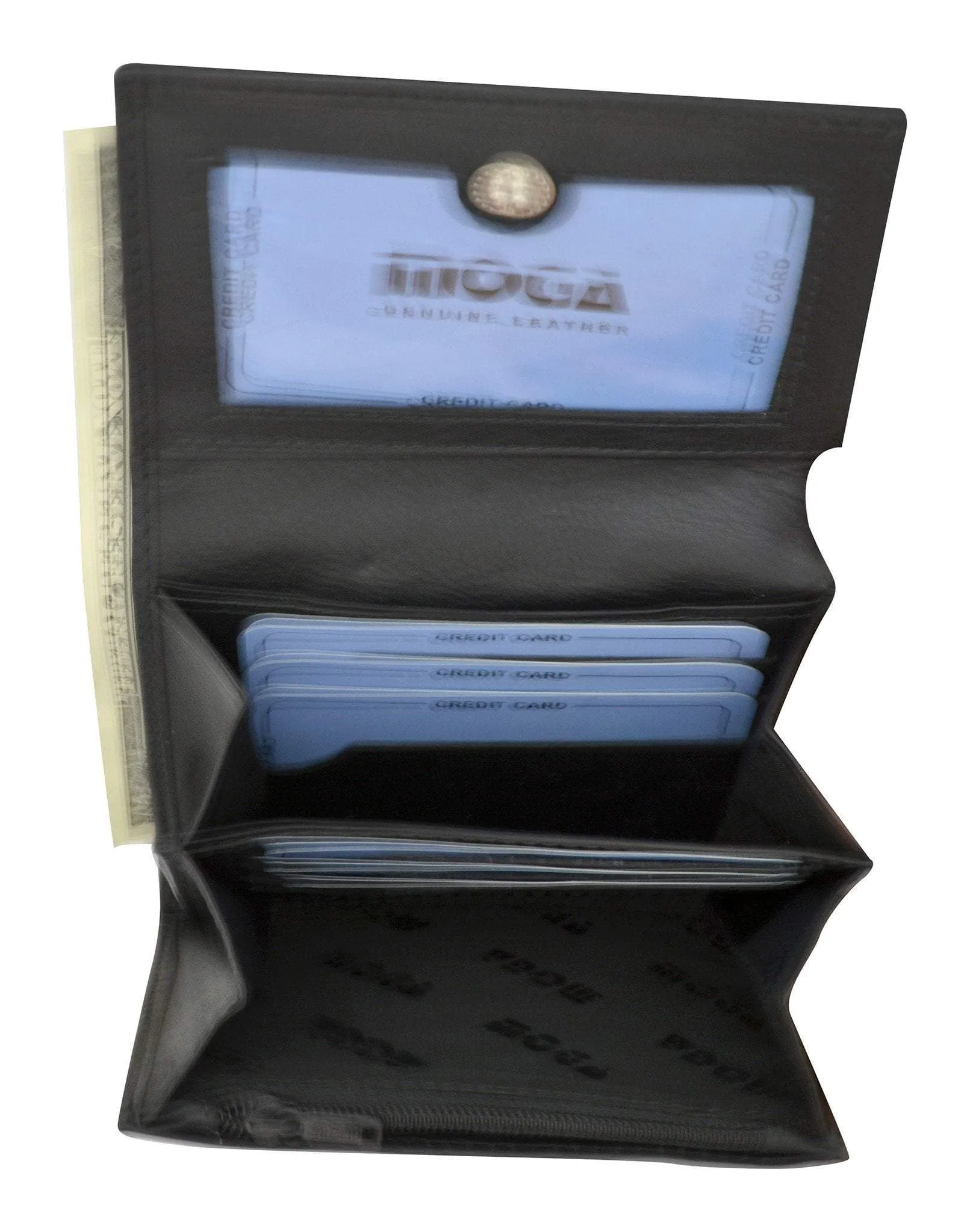 Moga Women Ladies Credit Card ID Money Purse Holder Wallet High End Leather 94013