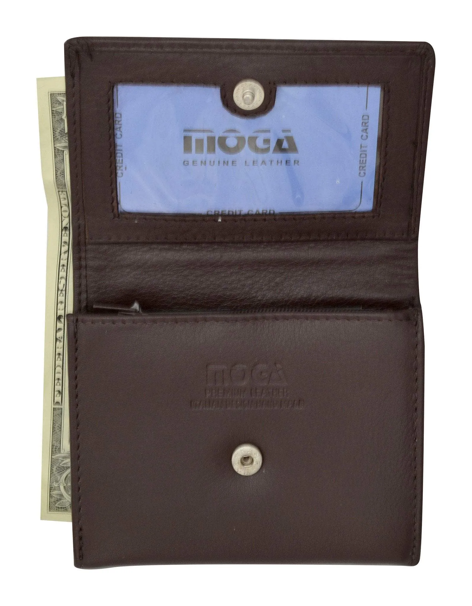 Moga Women Ladies Credit Card ID Money Purse Holder Wallet High End Leather 94013