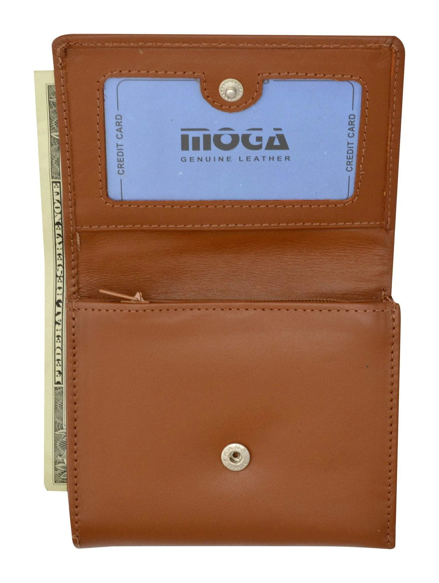 Moga Women Ladies Credit Card ID Money Purse Holder Wallet High End Leather 94013