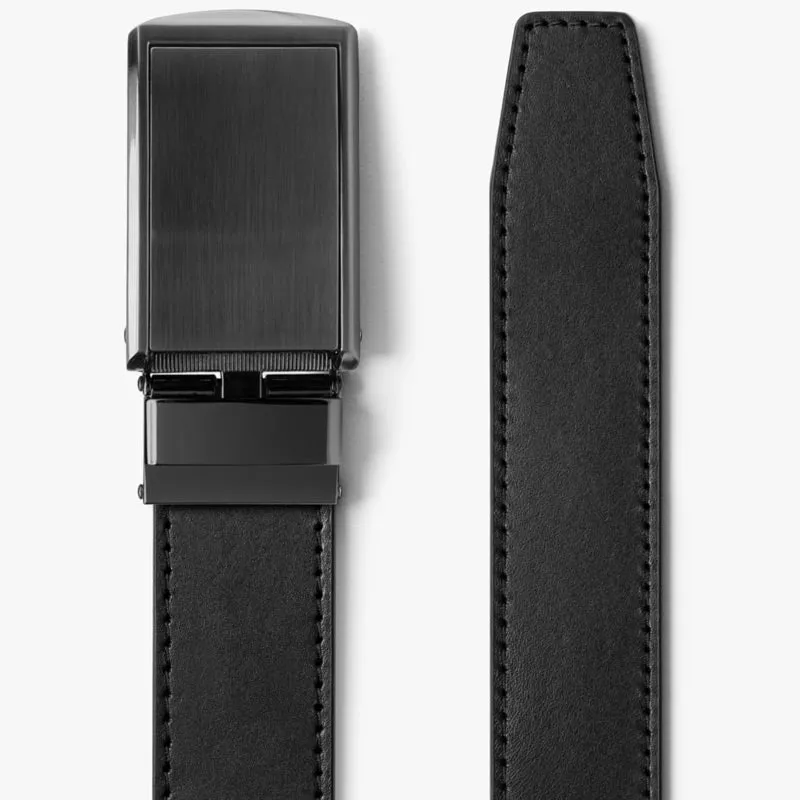 Onyx Black Full Grain Leather Belt