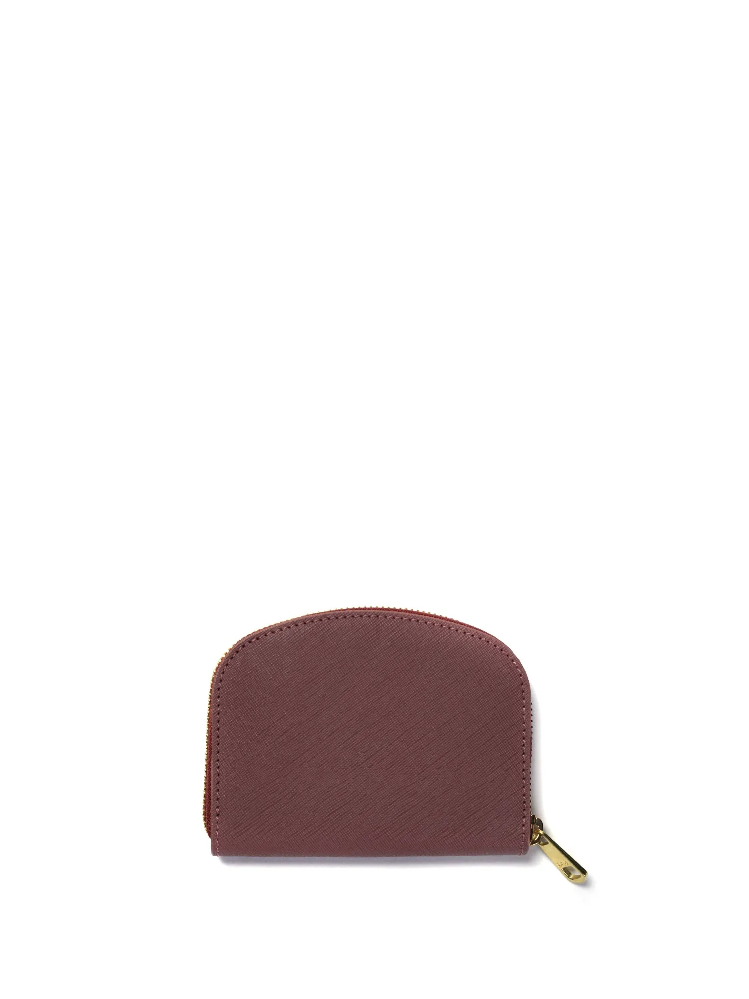 porte-monnaie demi-lune FAE VIEUX ROSE