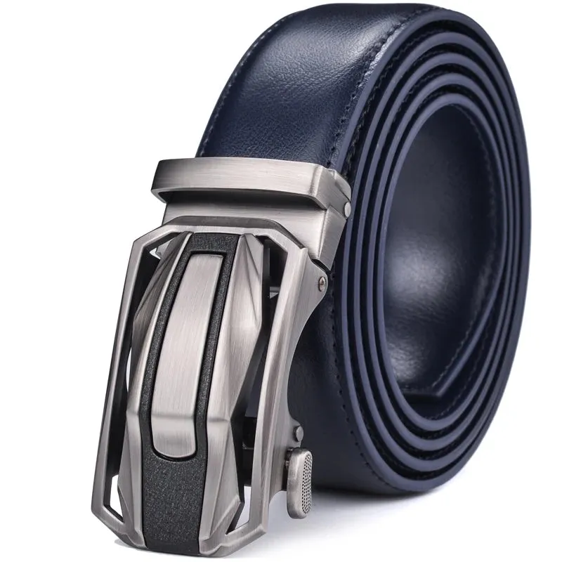 Ratchet Genuine Leather Belt Set