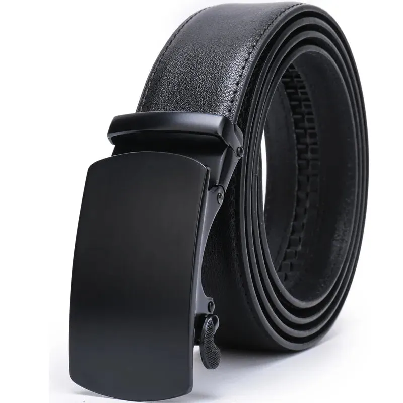 Ratchet Genuine Leather Belt Set