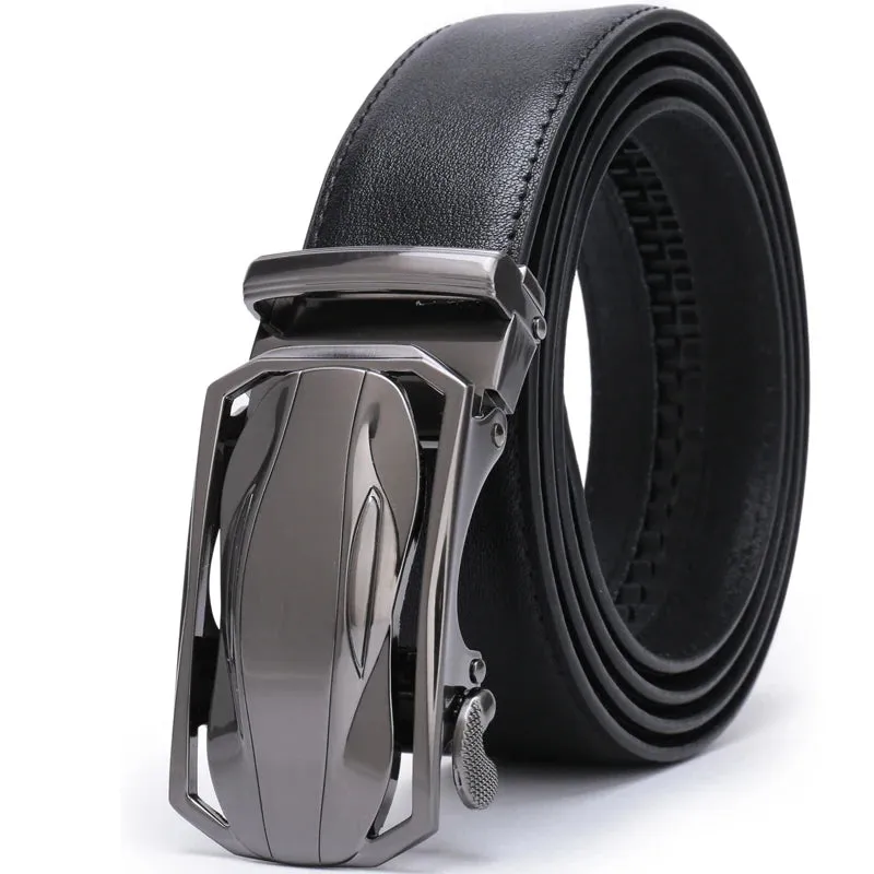 Ratchet Genuine Leather Belt Set