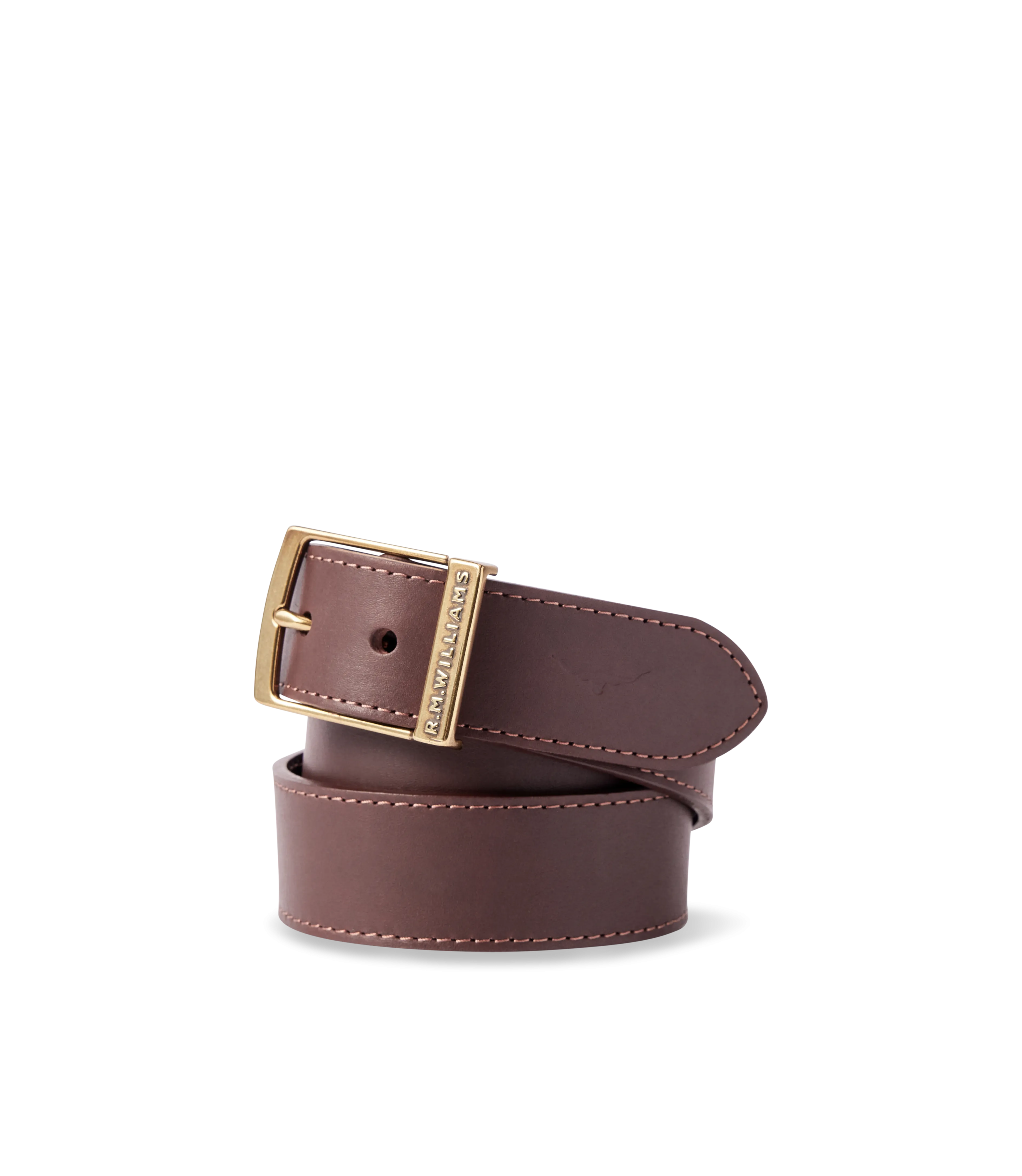 R.M.Williams - 1 1/2 Inch Eden Valley Belt - Gold Hardware - Harvest Gold