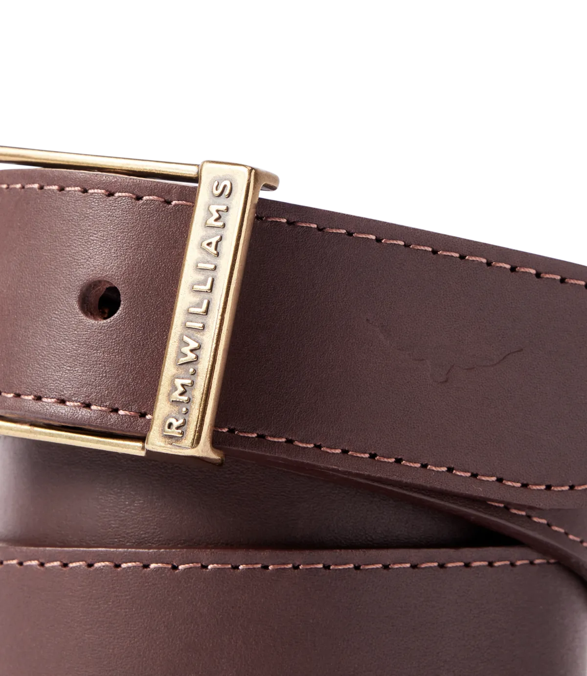 R.M.Williams - 1 1/2 Inch Eden Valley Belt - Gold Hardware - Harvest Gold