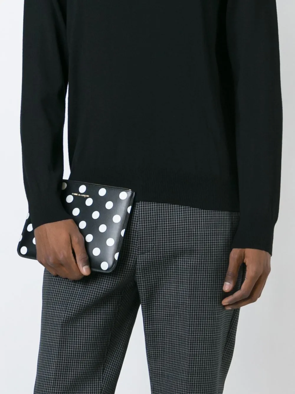 SA5100PD Wallet - Printed Polka Dot Black