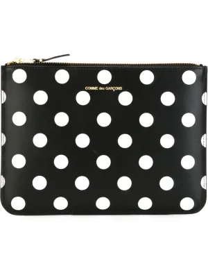SA5100PD Wallet - Printed Polka Dot Black