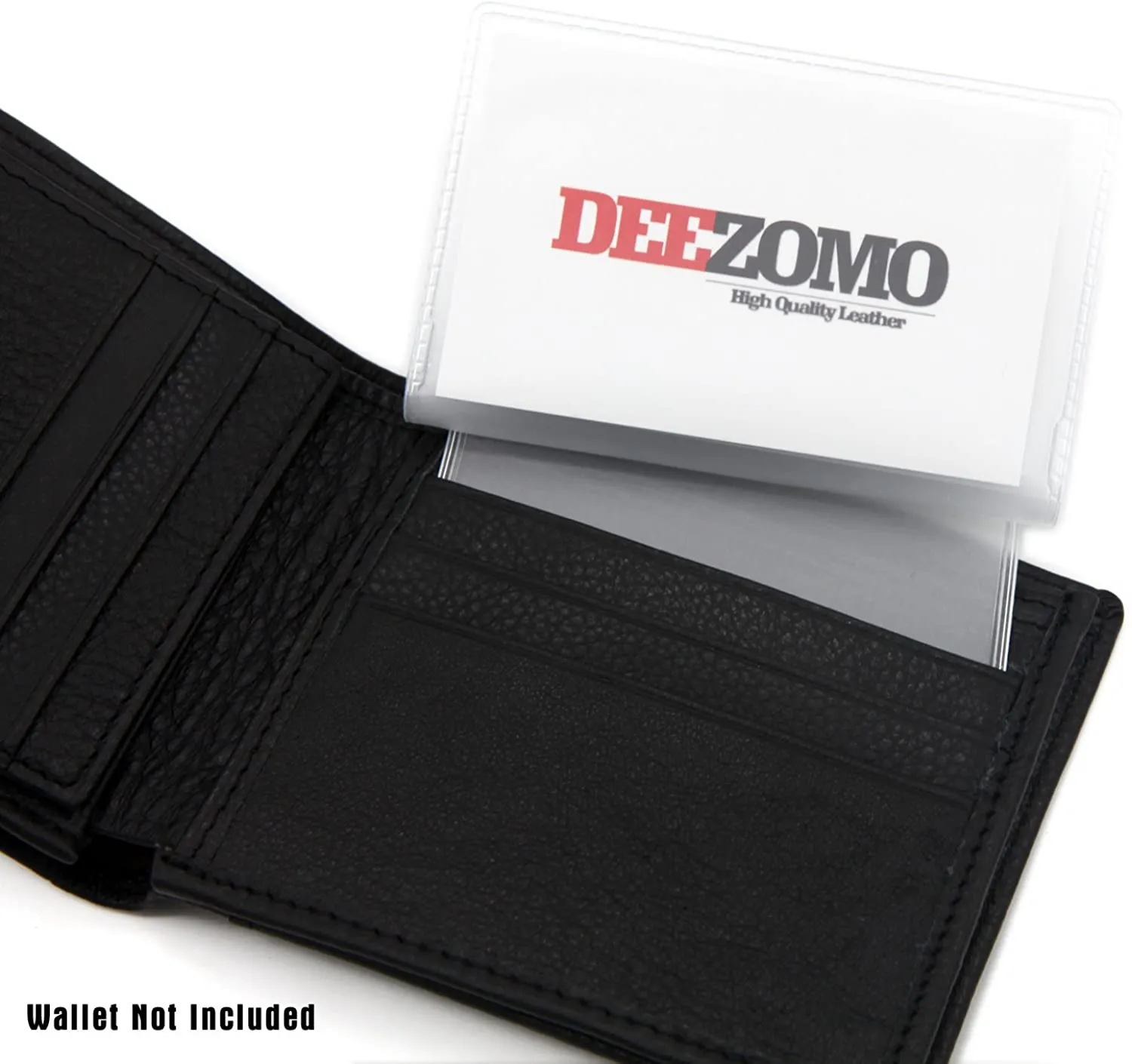 SET OF 2 Wallet Inserts Replacement 6 Page Card Holder for Bifold or Trifolds Wallet
