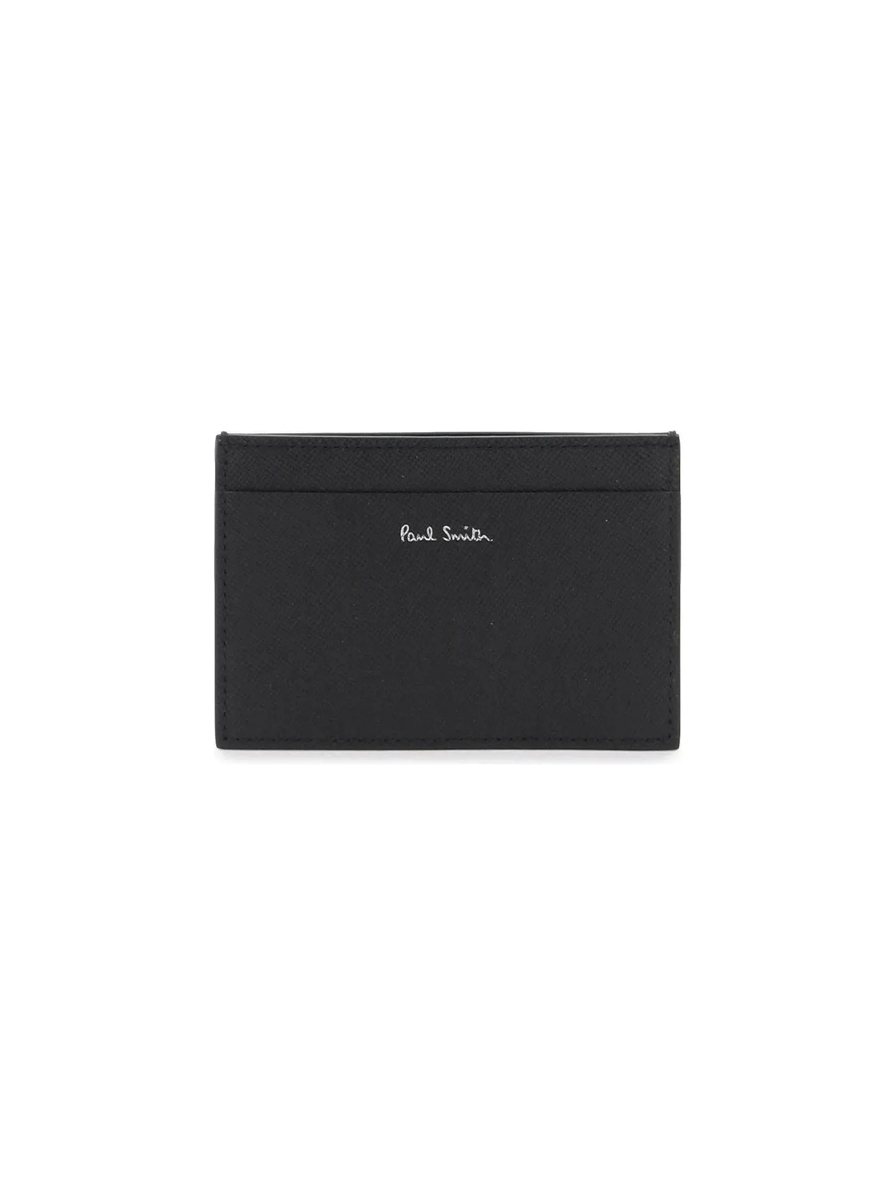 Signature Stripe Balloon Leather Card Holder