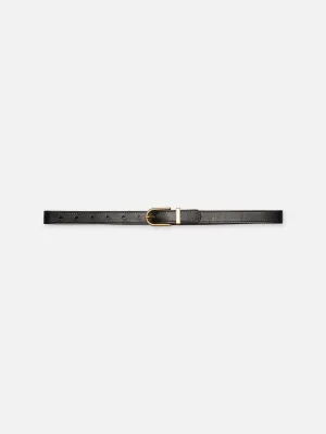 Simple Art Deco Belt -- Black