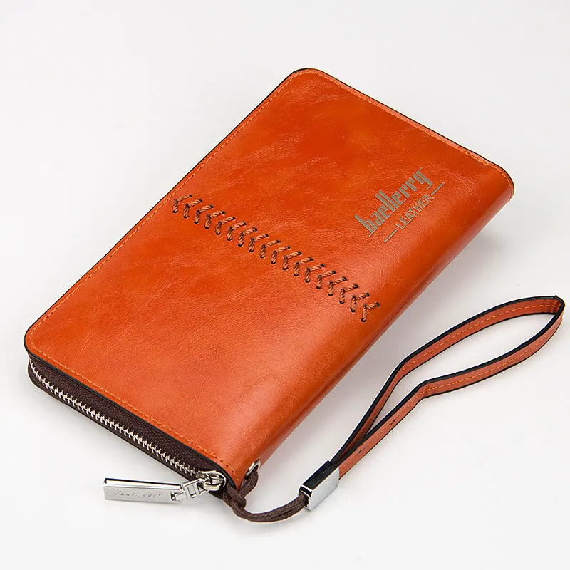 Slim Minimalist Front Pocket RFID Blocking Leather Wallet