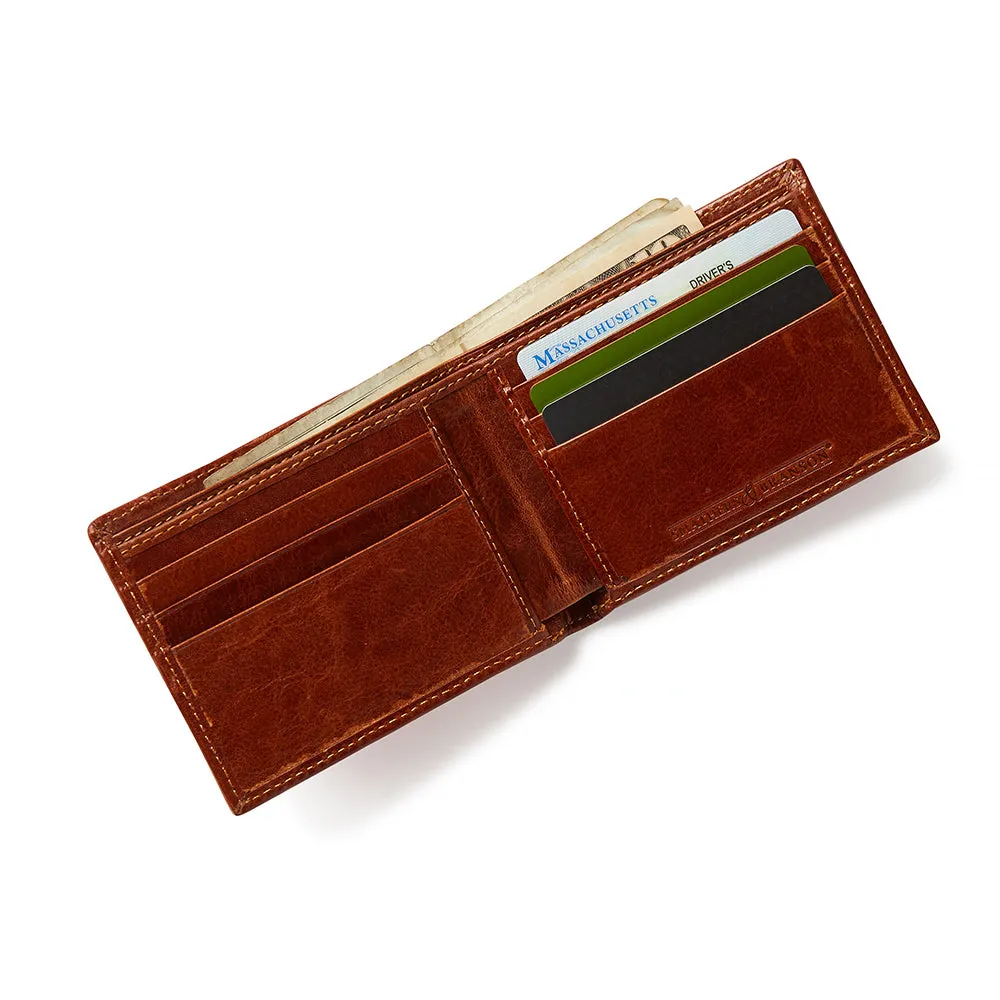 Smathers & Branson Nantucket Island Needlepoint Bifold Wallet - Red