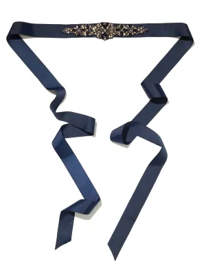 Tara Beaded Ribbon Belt