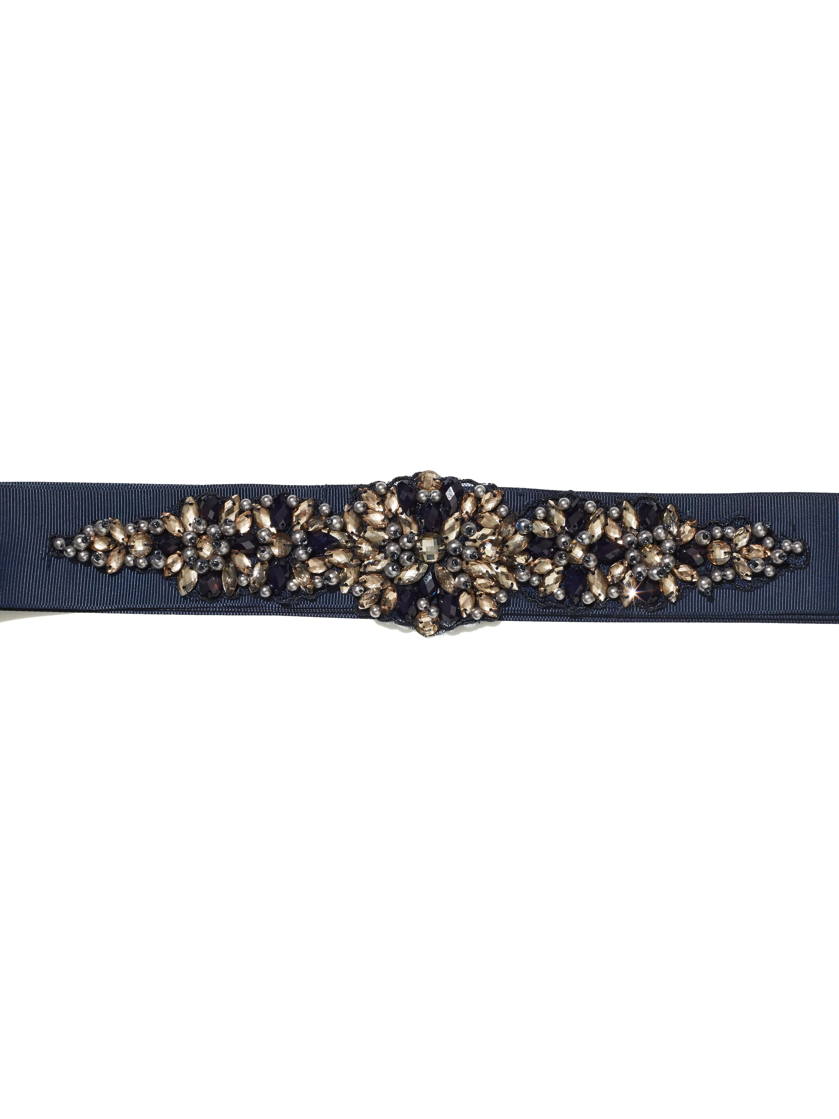 Tara Beaded Ribbon Belt
