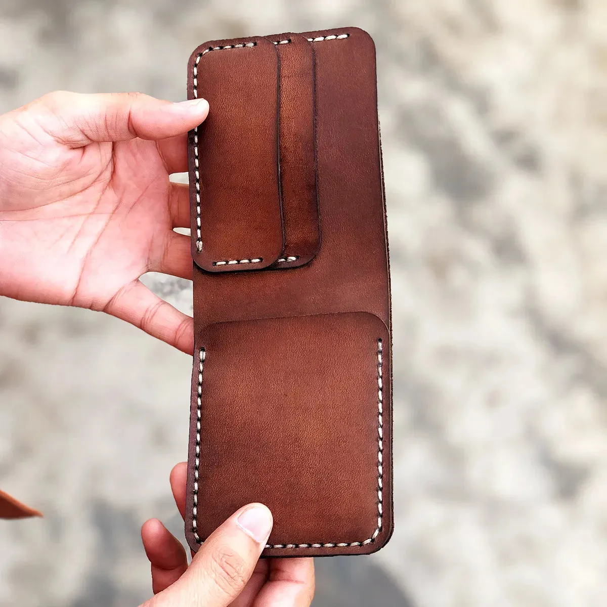 The Futuristic: A Leather Bifold Wallet