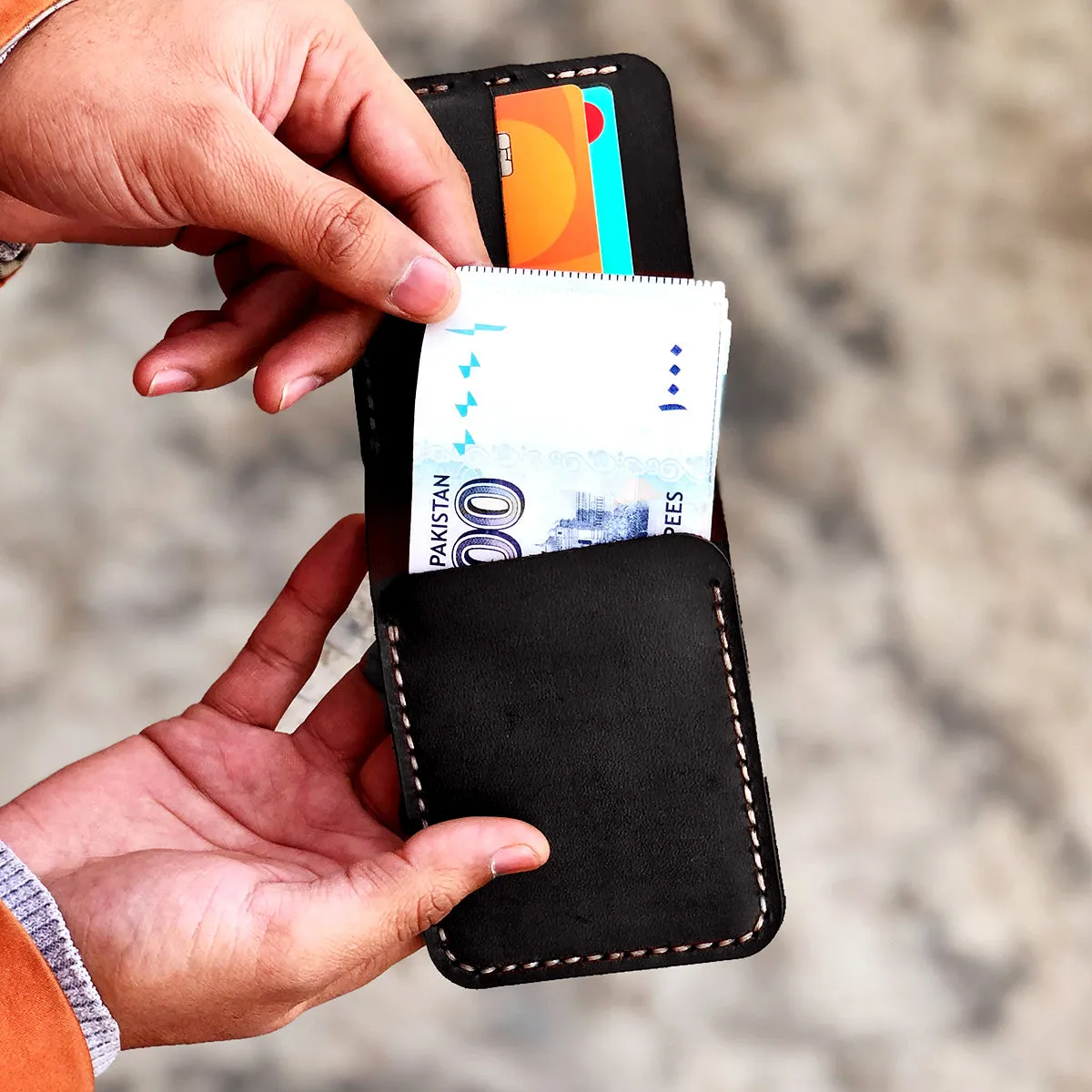 The Futuristic: A Leather Bifold Wallet