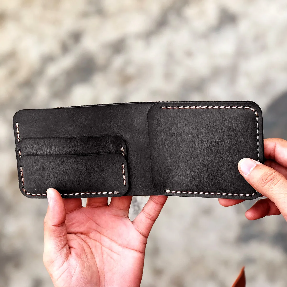 The Futuristic: A Leather Bifold Wallet