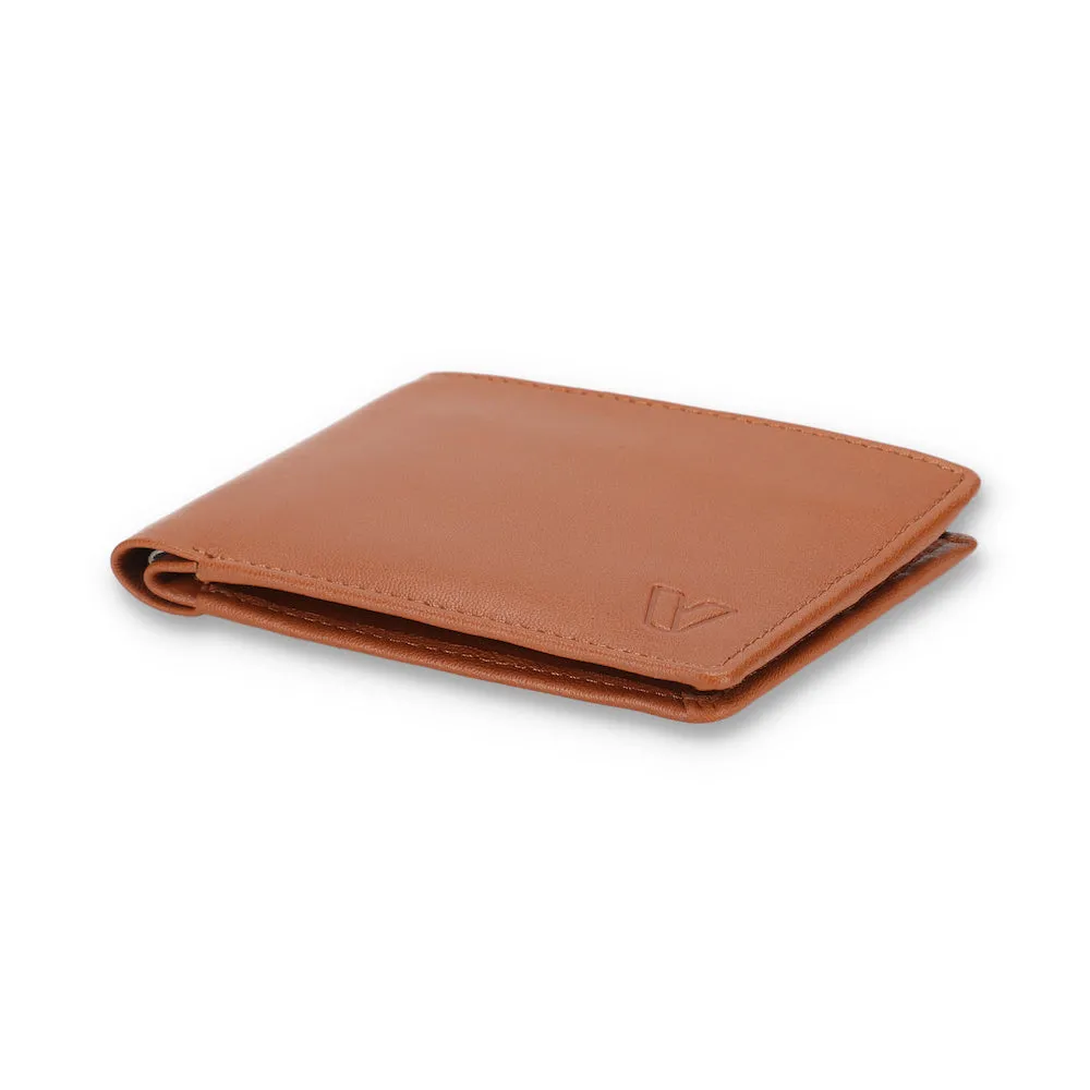 Vallazio Iowa Tan Bifold Wallet