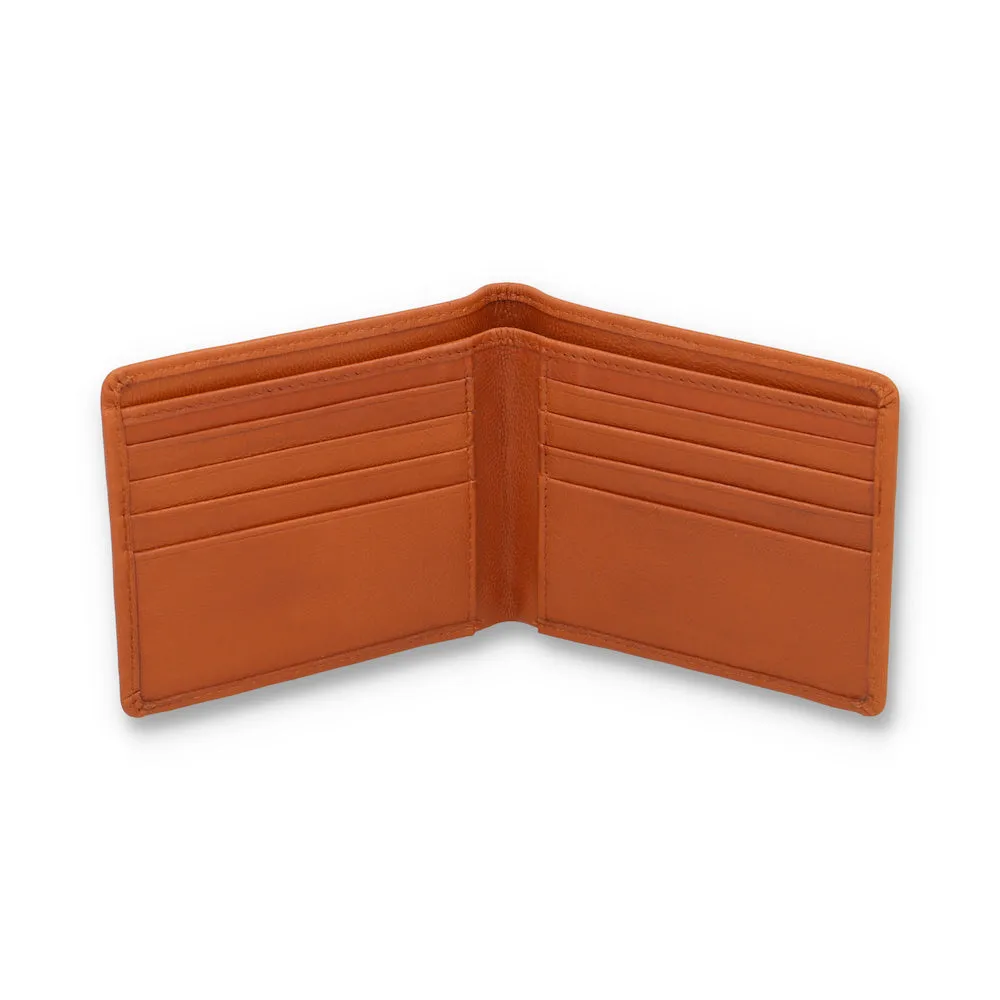 Vallazio Iowa Tan Bifold Wallet