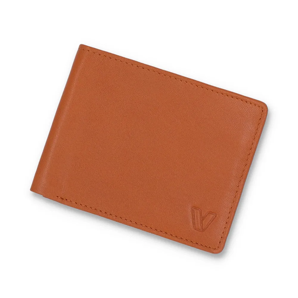 Vallazio Iowa Tan Bifold Wallet