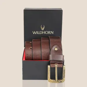 WILDHORN Premium Leather Belt for Men