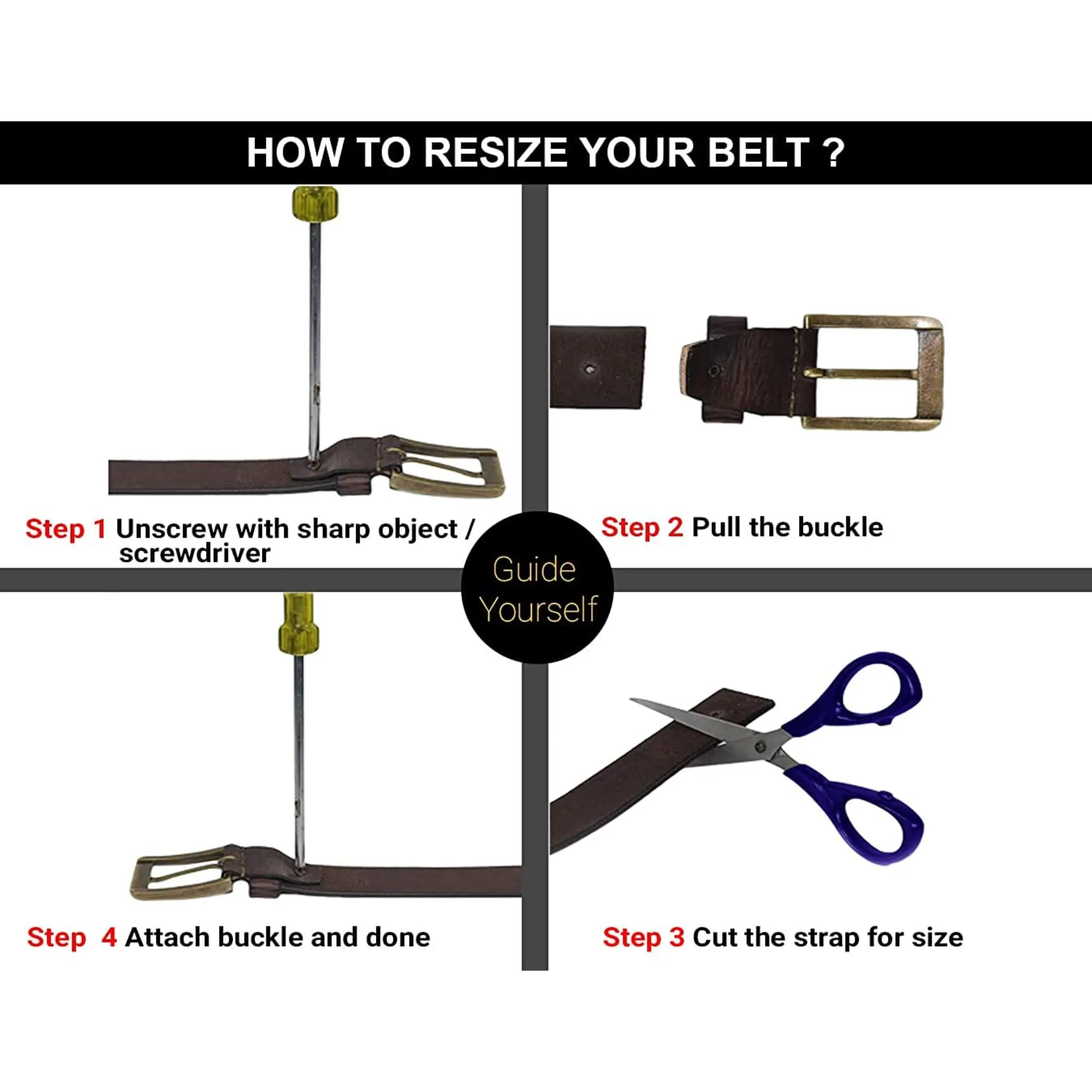 WILDHORN Premium Leather Belt for Men