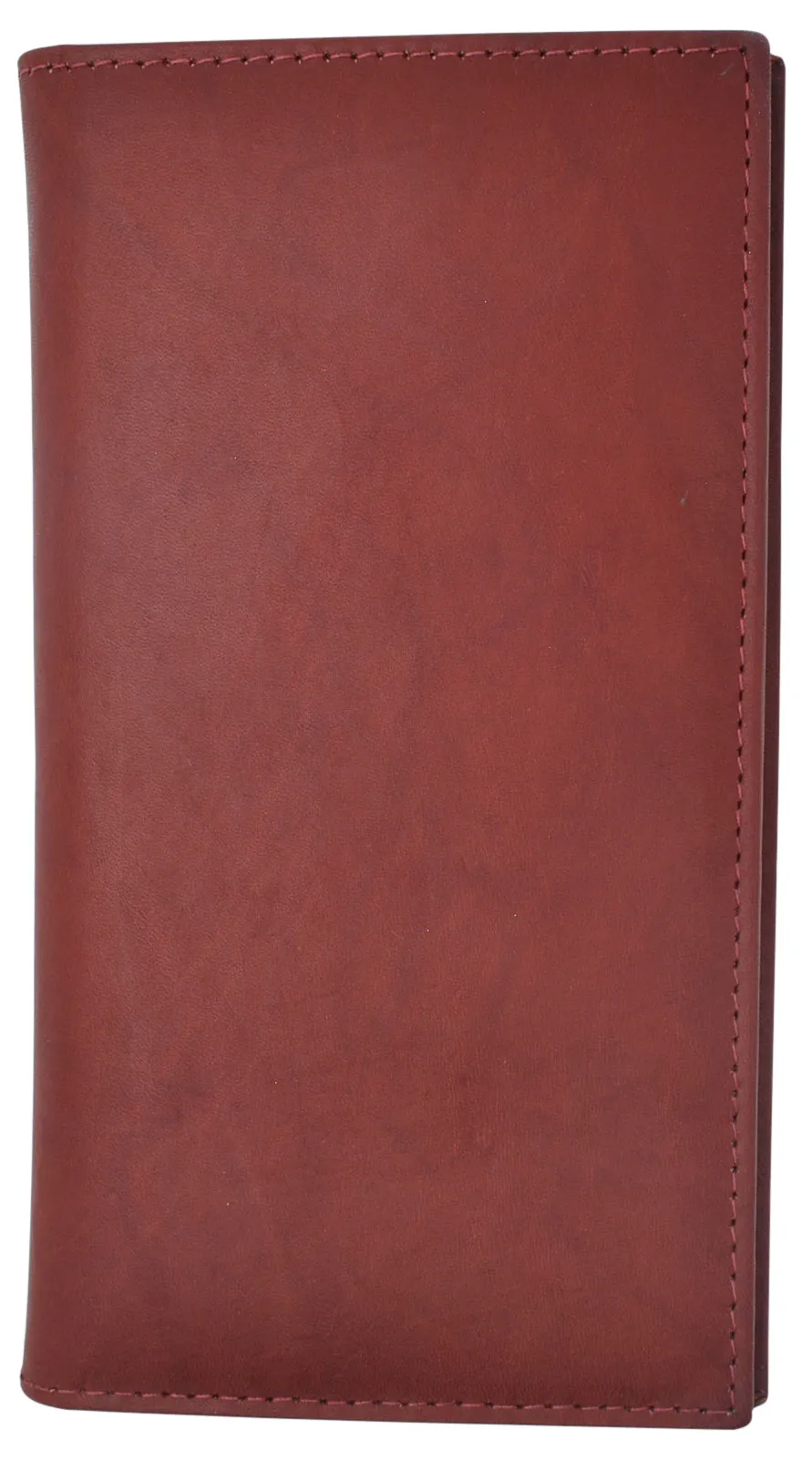 Womens Genuine Leather Checkbook Cover Wallet Organizer with Credit Card Holder for Ladies