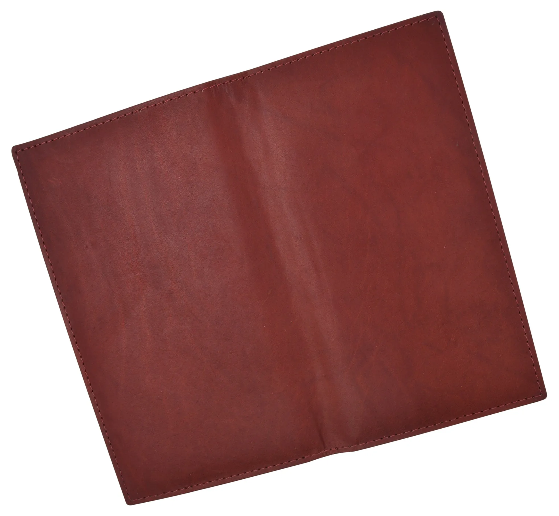 Womens Genuine Leather Checkbook Cover Wallet Organizer with Credit Card Holder for Ladies